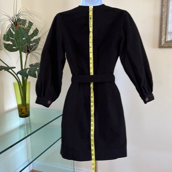 Zara Black Denim Dress - Picture 5 of 6